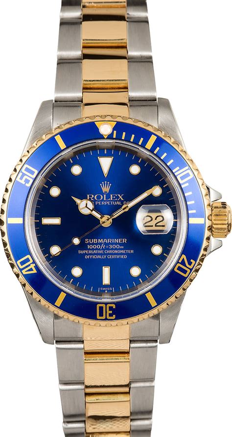 rolex submariner 2-tone blue ceramic|rolex submariner blue face stainless.